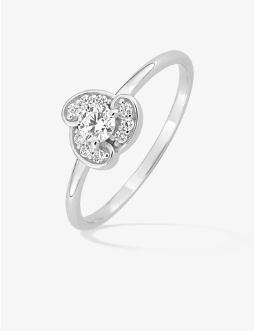 Bague argent 925 ‰ rhodié...