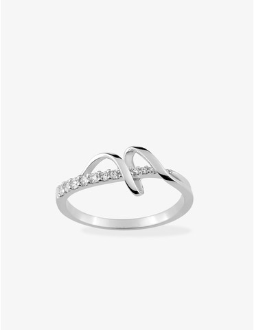 Bague argent 925 ‰ rhodié...