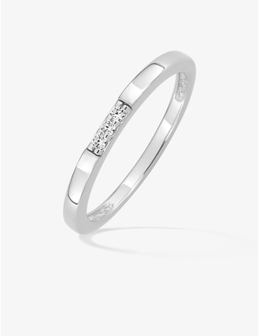 Bague argent 925 ‰ rhodié...