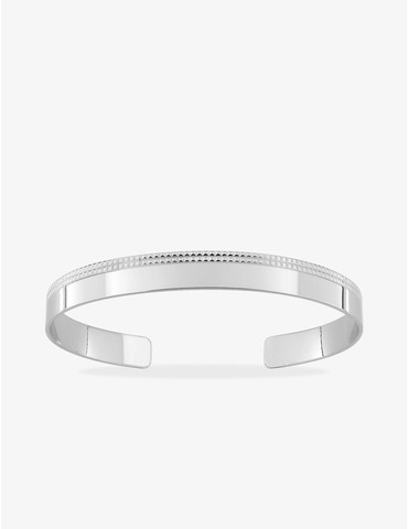 Jonc ouvert argent 925 ‰ au...