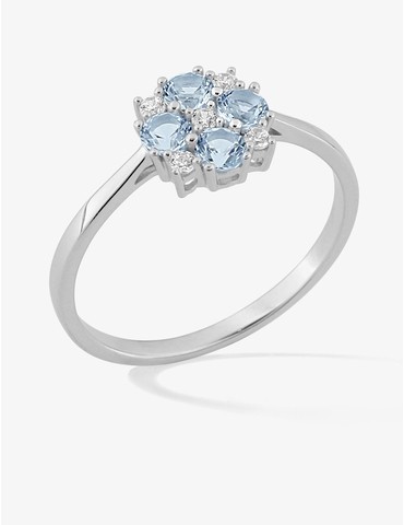 Bague argent 925 ‰ rhodié...