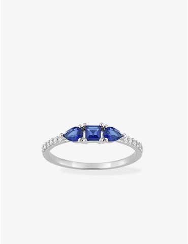 Bague argent 925 ‰ rhodié...