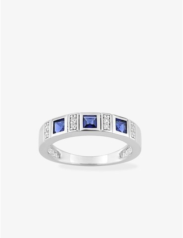 Bague argent 925 ‰ rhodié...