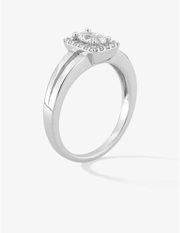 Bague argent 925 ‰ rhodié...