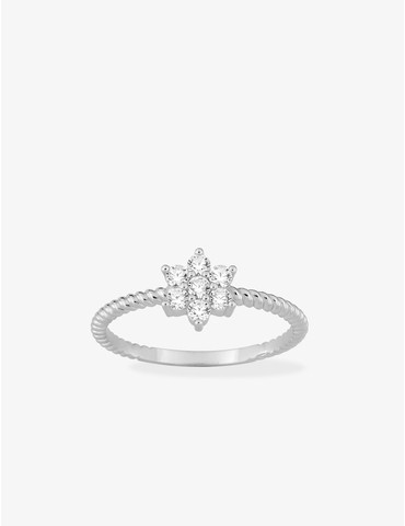 Bague argent 925 ‰ rhodié...