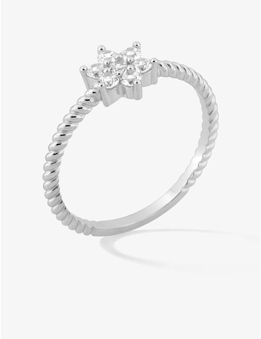 Bague argent 925 ‰ rhodié...
