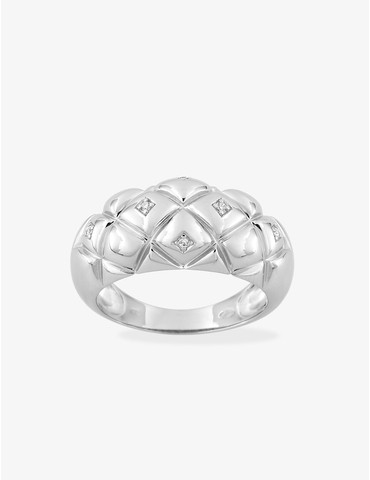 Bague argent 925 ‰ rhodié...