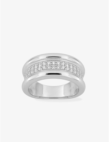 Bague argent 925 ‰ rhodié...