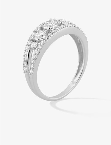 Bague en argent 925 ‰...
