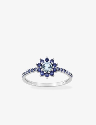 Bague en argent 925 ‰...