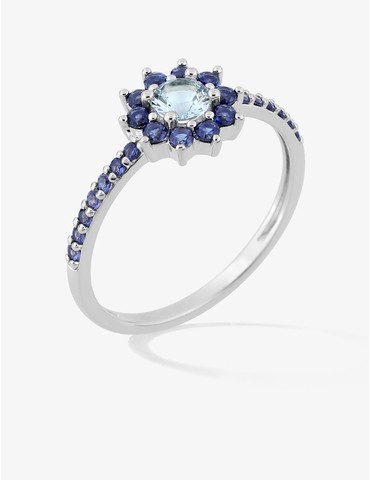 Bague en argent 925 ‰...