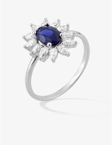Bague en argent 925 ‰...