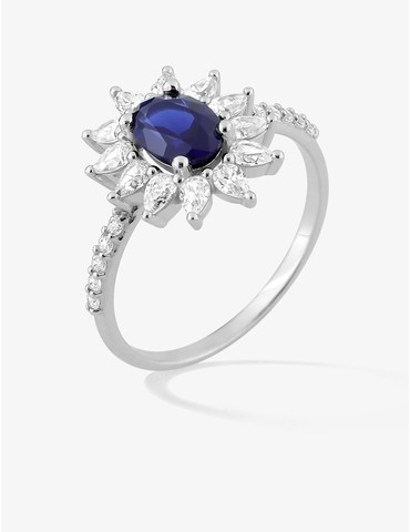 Bague en argent 925 ‰...