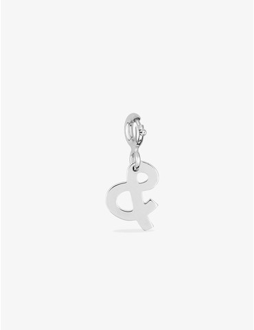 Charms "&" argent 925 ‰ rhodié
