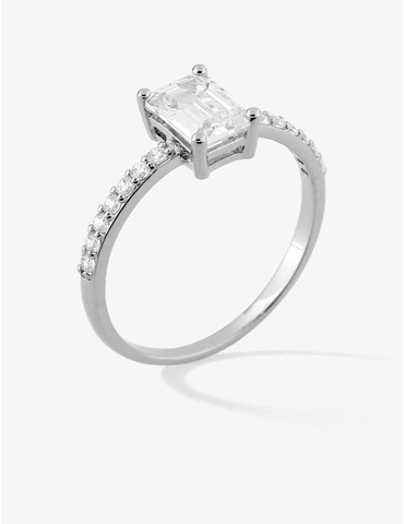 Bague argent 925 ‰ rhodié...