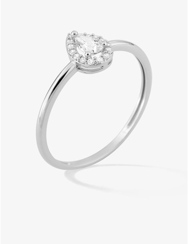 Bague argent 925 ‰ rhodié...