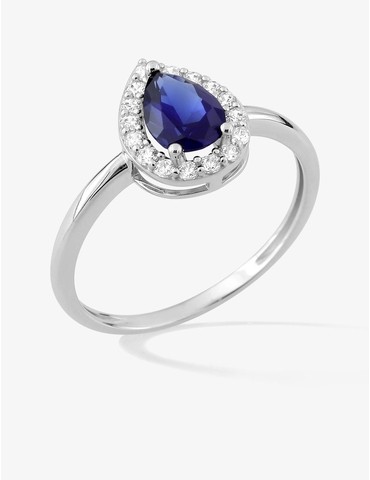 Bague argent 925 ‰ rhodié...