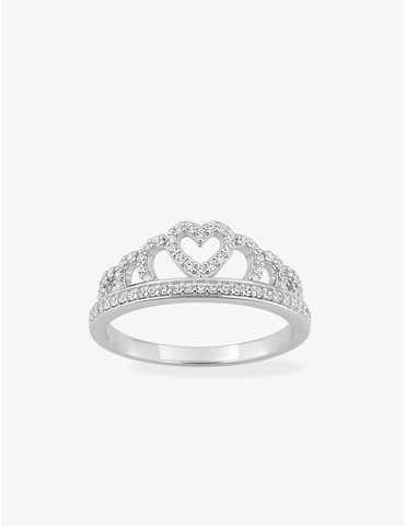 Bague argent 925 ‰ rhodié...