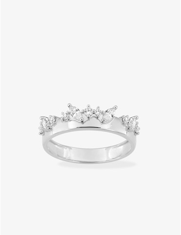 Bague aregnt 925 ‰ rhodié...