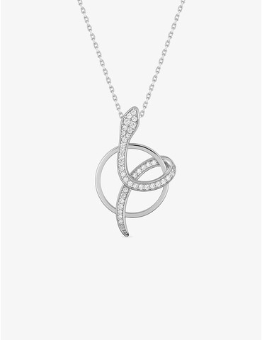 Collier argent 925 ‰ rhodié...