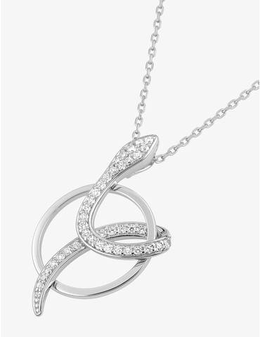 Collier argent 925 ‰ rhodié...