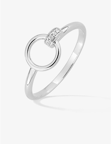 Bague cercle et anneau...