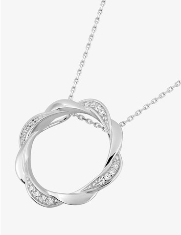 Collier argent 925 ‰ rhodié...
