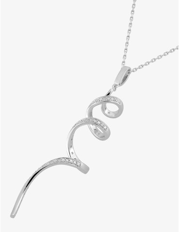 Collier argent 925 ‰ rhodié...