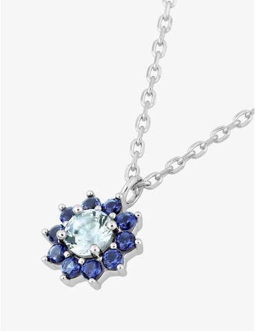 Collier argent 925 ‰ rhodié...