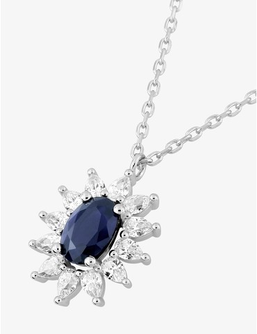 Collier argent 925 ‰ rhodié...