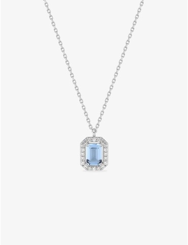 Collier argent 925 ‰ rhodié...