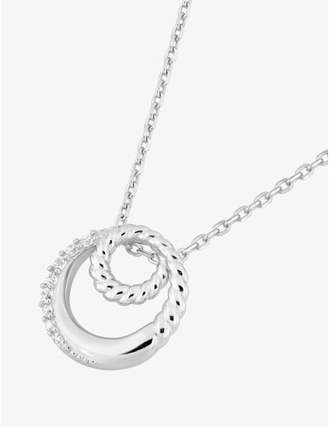 Collier argent 925 ‰ rhodié...