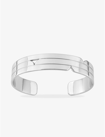 Jonc ouvert 25 cm argent...