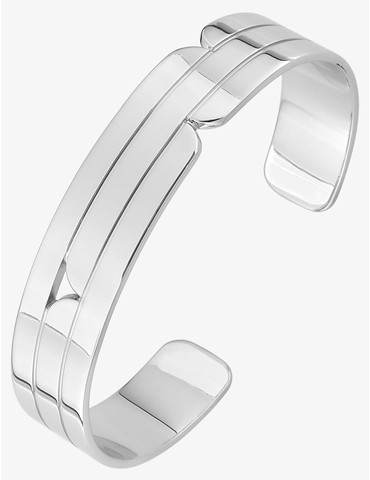 Jonc ouvert 25 cm argent...