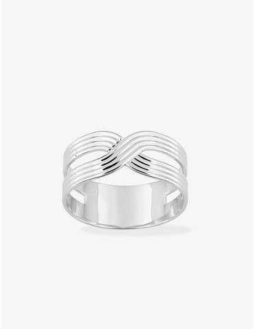 Bague en argent 925‰ rhodié...