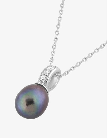 Collier argent 925 ‰ rhodié...