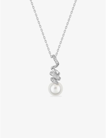 Collier argent 925 ‰ rhodié...