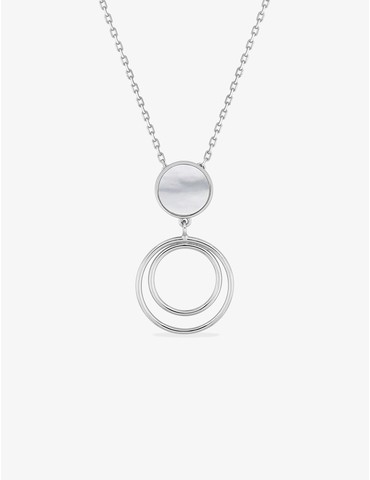 Collier argent 925 ‰ rhodié...