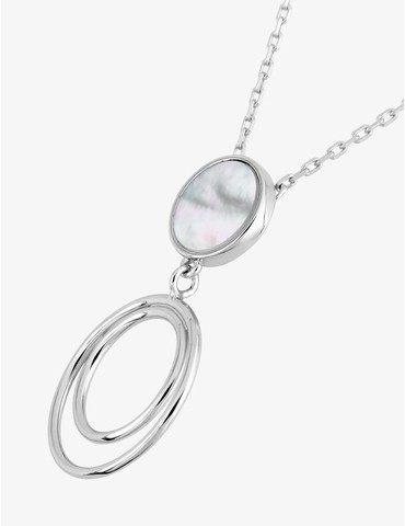 Collier argent 925 ‰ rhodié...