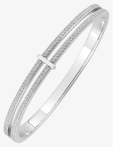 Jonc ouvrant argent 925 ‰...