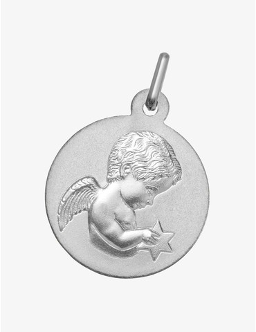 Médaille ange avec étoile...