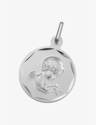 Médaille ange avec étoile...