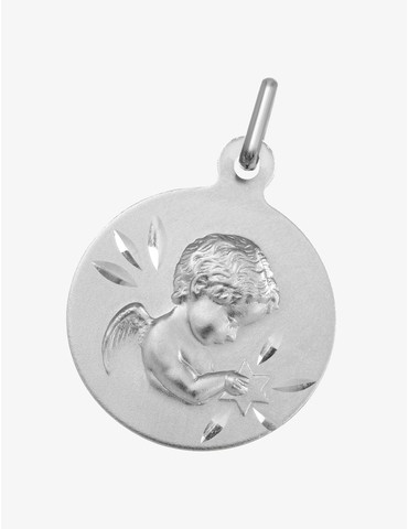 Médaille ange avec étoile...