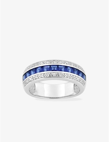 Bague argent 925 ‰ rhodié...