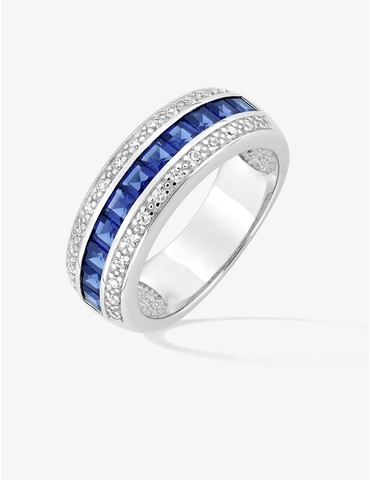 Bague argent 925 ‰ rhodié...