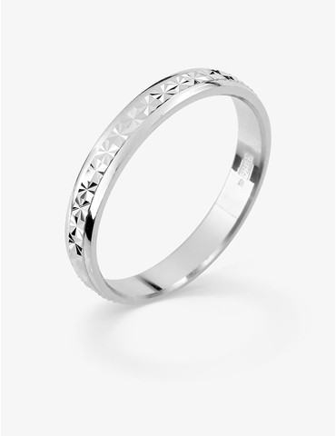 Bague alliance fantaisie en...