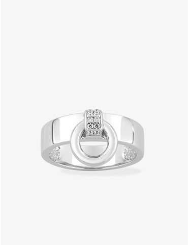 Bague en argent 925‰ rhodié...