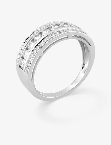 Bague en argent 925‰ rhodié...
