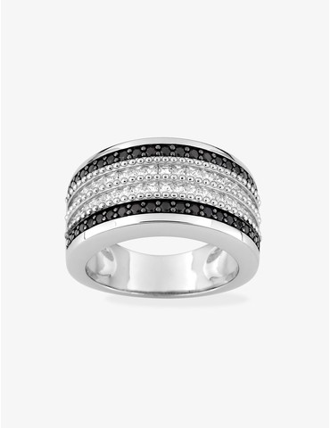 Bague en argent 925‰ rhodié...