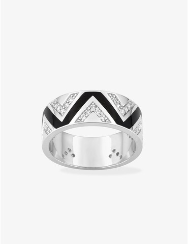 Bague en argent 925‰ rhodié...